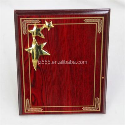 China Europe MDF wooden blank plaque with star for sale