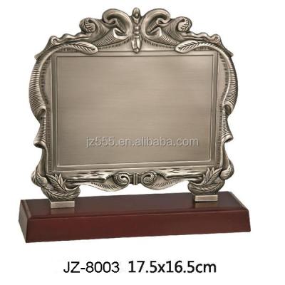 China Cheap Europe Metal Square Award Plates for sale