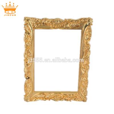 China Europe hot gold mirror plastic square frame for sale