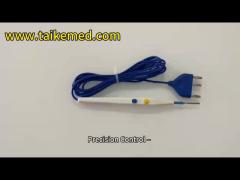 Button Switch Electrosurgical Hand Control Pencil Stainless Steel Tip Material