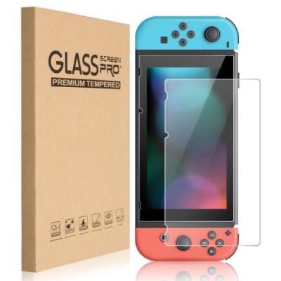 China 2pcs/pck 9h Anti Fingerprint Tempered Shockproof Screen Film For Nintendo Switch Screen Protector 2.5d Clear Clear Protective Retail Box for sale