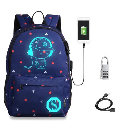 China New Design Noctilucence High Quality Cute Galaxy Running Anti-theft Pattern Cheap School Backpack For Girls for sale