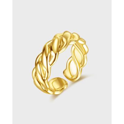 China FASHIONABLE Wholesale Open Twist Light Ladies Vintage Jewelry Luxury OPK Ring for sale