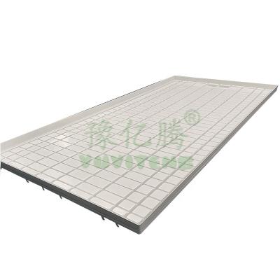 China Seed Planting 2x4 4x4 4x8 ABS Plastic Hydroponic Fodder Flood Grow Trays For Sale for sale