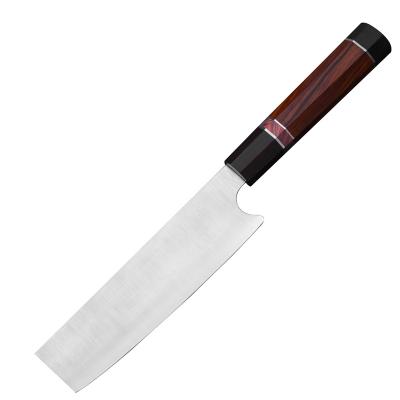 China TianJiao Viable 6.5 Inch VG Max Steel Japanese Kitchen Knives Nakiri Knife With Rosewood Handle Octagonal Chef Knife for sale