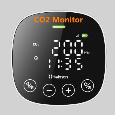 Κίνα smart tuya zigbee air quality temperature and humidity sensor gas monitor CO2 detector alarm HS3AQ-210924001 προς πώληση