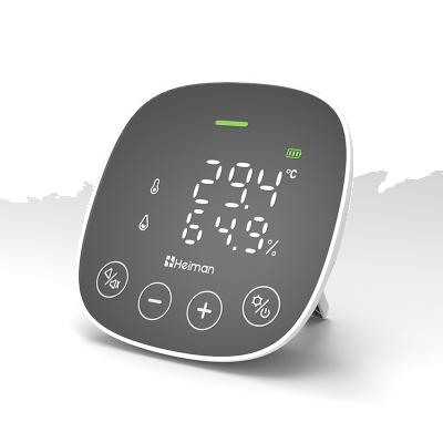 Cina Smart Zigbee Air Quality Monitor with CO2, Temperature and Humidity Detecting Function HS3AQ in vendita