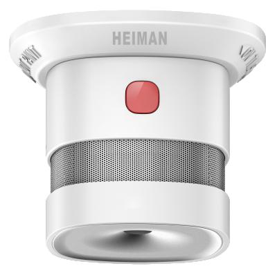 中国 Tamper Alarm Heiman CE EN 14604 Approved Smart Iot Mini Smoke Detector 販売のため