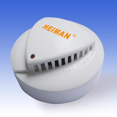 China ABS Marterial EN54-7 Heiman Fireproof Fire Alarms Wired Smoke Detectors Te koop