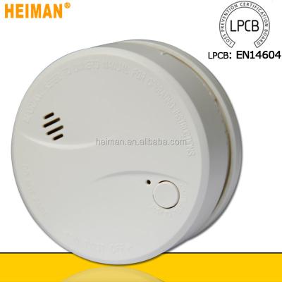 Κίνα Heiman EN14604 Approved 10 Year Battery Fire Alarm Smoke Detector Testing HM-625PHS προς πώληση