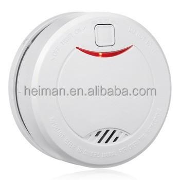 Cina ABS Fireproof EN14604 Approved 10 Years Life Battery Operated Standalone Smoke Alarms Lithium in vendita