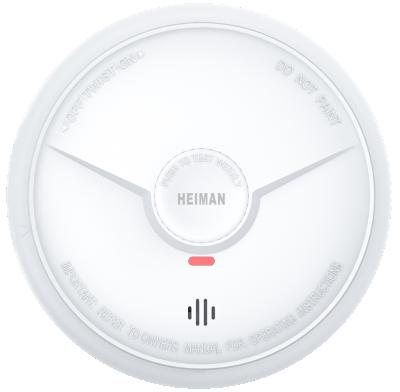 China Tamper Alarm HEIMAN Wireless Home Security Alarm System 10 Years 3V Battery NB-IOT Smoke Detector Detectors for sale