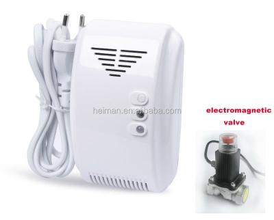 China Gas Leak Detector Alarm Detector Gas Natural Gas Detector AC Power Supply And 12v Valve Support Metan for sale