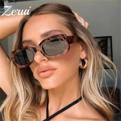 China Fashion Sun Glasses Vintage Square Women Rectangle Black Sun Lenses For Men's Classic Eyewear UV400 Korea Style for sale