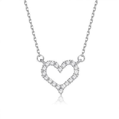 China TRENDY New Style Women's Jewelry Love Heart Necklace Fashion Jewelry Pendant Necklace for sale