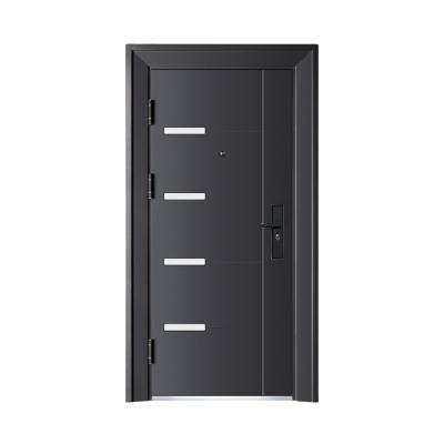 China Modern good quality with best luxury levers and exquisite door gate designs cheap exterior steel door from factory supplier for sale