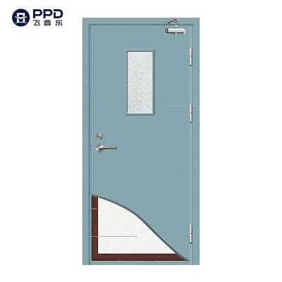 China Fire Protection Safety Design 2 Hour Fire Rated Glass Door Price Rated Fire Door for sale