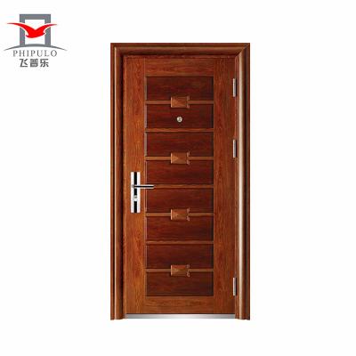 China Swing 2018 Popular Style Steel Wooden Door Designs In Pakistan Weight for sale