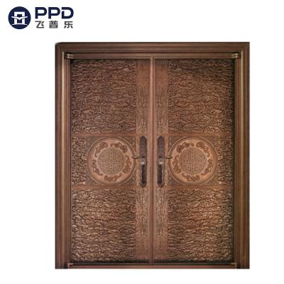 China Latest Design Hot Sale Anti-theft Factory Phipulo Cast Aluminum Security Luxury Bulletproof Steel Door For Car Door for sale