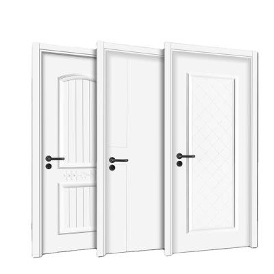 China China MDF Home Door Interior Door Modern Wooden Room Door Wholesale Latest Supplier Design Windproof for sale