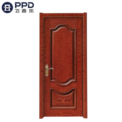 China Sound Insulation Simple Design Interior Wooden Doors For House China Solid Wood Door for sale