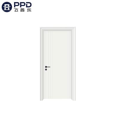 China PHIPULO Wooden Single Swing Door Round Designs With Wooden Door Handles for sale