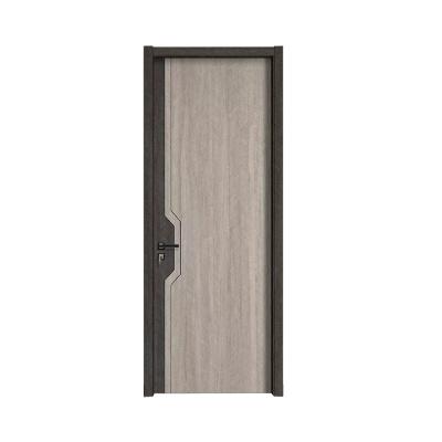 China New Modern Designs WPC Door Part Interior Melamine WPC Wood Door Waterproof High Quality Waterproof Water Proof for sale