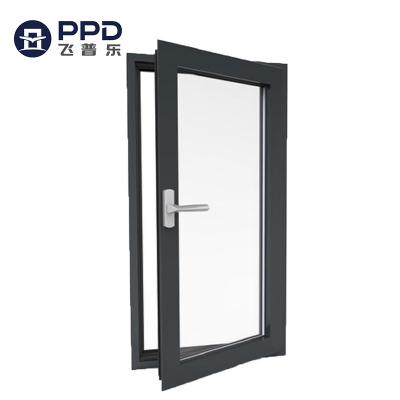 China Hot Selling Latest Phipulo Modern Design In Iraq Exterior Entry Door With Exterior Glass Folding Front Door China for sale