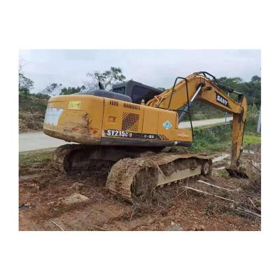 China Construction Material Stores Good Efficient Made In Japan Used Excavator SANY SY215 Used Big Caterpillar Excavator for sale