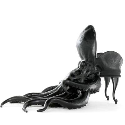 China Y292 Belle Design Octopus Chair Queen Design Modern Black Leather Chair Personal Furniture for sale