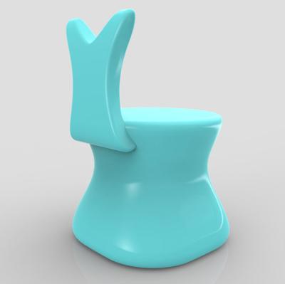 China Y667 FRP modular animal sahped chair stool creative animal rocking chair for indoor outdoor public area furniture chair for sale