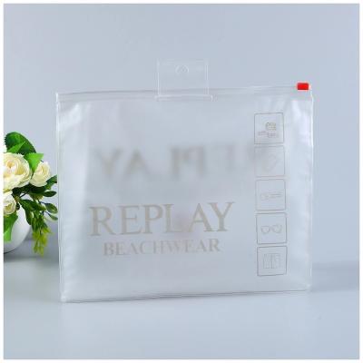 China High Quality Bag Factory Custom Make Different Shape Matte Clear Frosted PVC Plastic Packaging Bag In Cheap Price for sale