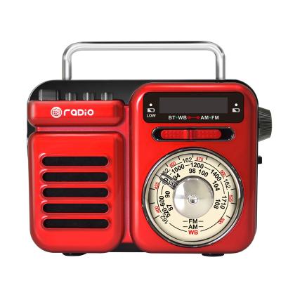 China PORTABLE 10 in 1 Portable Solar Usb MP3 Player Board Retro Vintage Radio Tf BT Speaker for sale