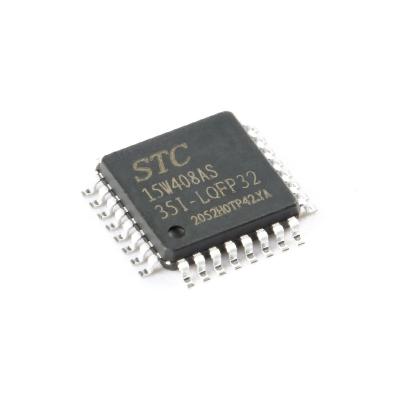 China / New original STC15W408AS-35I-LQFP32 increased 1T 8051 microcontroller MCU microcontroller for sale