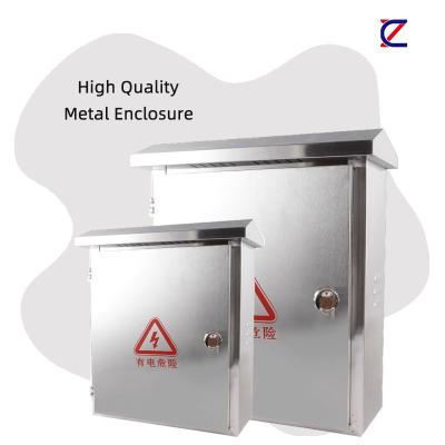 China Widely Applied Industry Building Stainless Steel Electronic Electrical Box IP65 Waterproof Metal Cabinet With Lock for sale