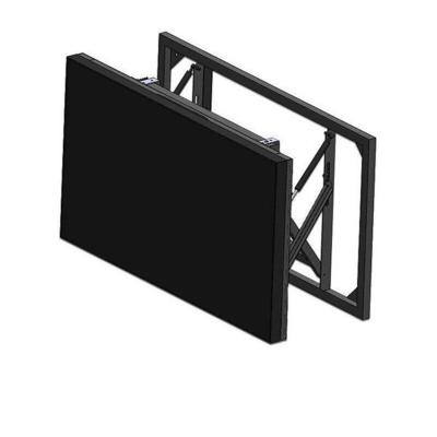 China Any Places Front Maintenance Spring Hydraulic Sound-Up Video Wall Mount Frame TV Wall Bracket for sale