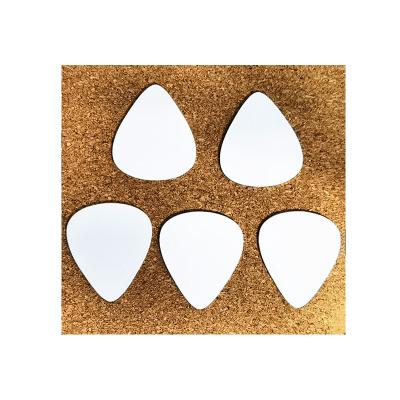 China Popular Sublimation Guitar Picks Blanks Annotate Blank Aluminum Blank Guitar Picks Customized Pattern Guitar Plectrum for sale