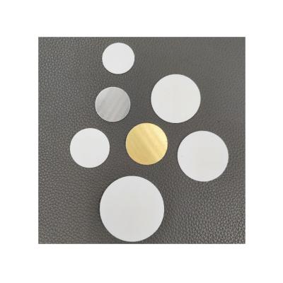 China Wholesale 20mm 25mm Round Sublimation Aluminum Round Insert Sublimation Discs Metal Circle Blank For Hip Hop Necklace Pendant for sale