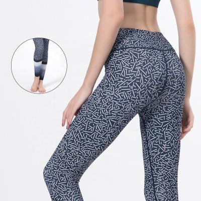 China Fitness Yoga Wear Breathable Yoga Pants Leggings High Waist Workout Running Crac! crack! butt push up tight in stock for woman for sale