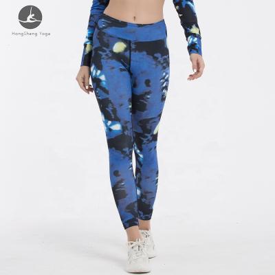 China 2021 Autumn And Winter Popular Fashion Printed Hot Sale High Waist Women'S Yoga Pant Leggings Fitness Breathable And Soft Yoga Wear for sale