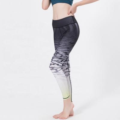 China 2021 New Design Breathable Wholesale Women Yoga Pants High Waist Lift Printed Leggings Gym Equipment Quick Dry Sport Clothes Custom Logo for sale