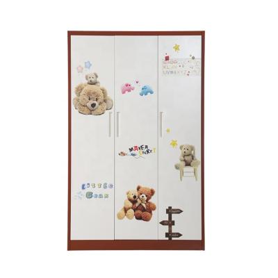 China Industrial Design 3 Door Closet 3 Door Bedroom Furniture 3 Steel Novelty Steel Closet for sale