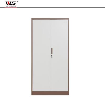 China WLS Adjustable Office 2 Door File Storage Cabinet Double Door Steel Cabinet (Other) With Plastic Handle for sale