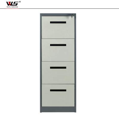 China (Others) Adjustable Easy Assemble Vertical Office Cabinet Metal 4 Drawer Filing Cabinet for sale