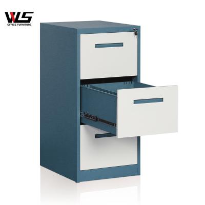 China Cold roll hot sale steel metal 3drawer filing cabinet for office drawer storage cabinet for sale