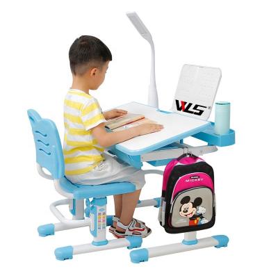 China Wholesale Height Adjustable Home Office Furniture Kids Ergonomic Reading Home Kids Study Table and Chair Set for sale