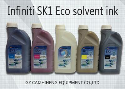 China 1 Liter Original Eco Solvent Ink Vibrant CMYK / LC / LM 6 Color Infiniti SK1 for sale