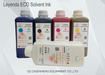 China Environmental Eco Solvent Inks 1 Liter For Epson DX4 DX5 DX7 Printhead for sale