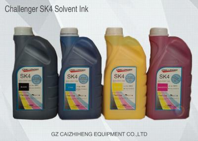 China 1 L Challenger SK4 Solvent Printing Ink For Seiko 510 / 1020 35PL Printhead for sale