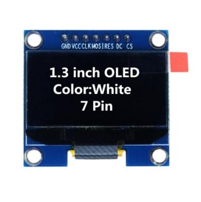 China DIY Kit Parts White Color 1.3 Inch 12864 OLED Display Module LCD Screen SPI 128X64 for sale